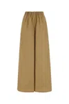 Max Mara High Waisted Wide-leg Trousers In Beige O Tan
