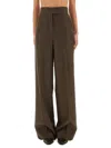 Max Mara High Waist Wide Leg Trousers Billy1234 In Brown