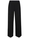 Max Mara Studio Lontra High Waist Trousers In Black
