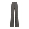 Max Mara Cognac Pants Principe Galles In Black