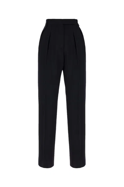 Max Mara Pants In Blue Marine
