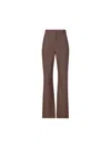 Max Mara Galizia Chino Denim In Brown