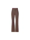 Max Mara Galizia Chino Denim In Brown