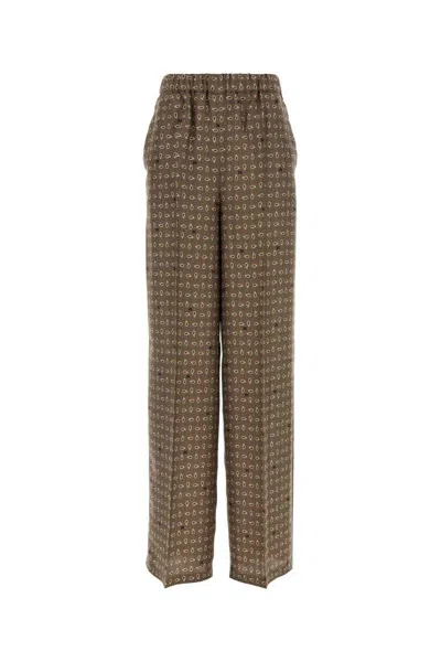 Max Mara Pants In Brown