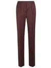 Max Mara Pants In Burgundy