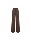 Shop Max Mara Pants In Coffee.