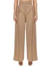 Max Mara Verbano Slim-fit Tailored Pants In Beige