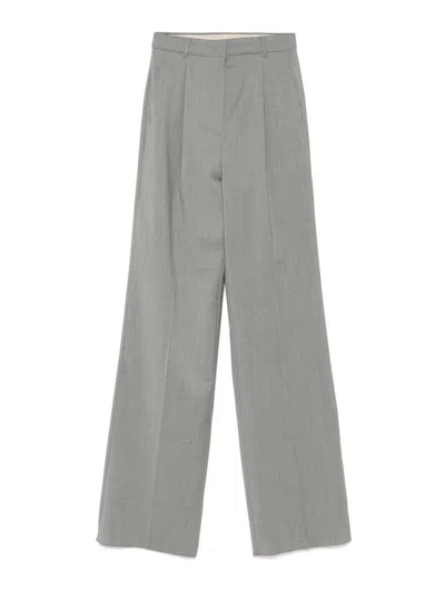 Max Mara Pants In Gray