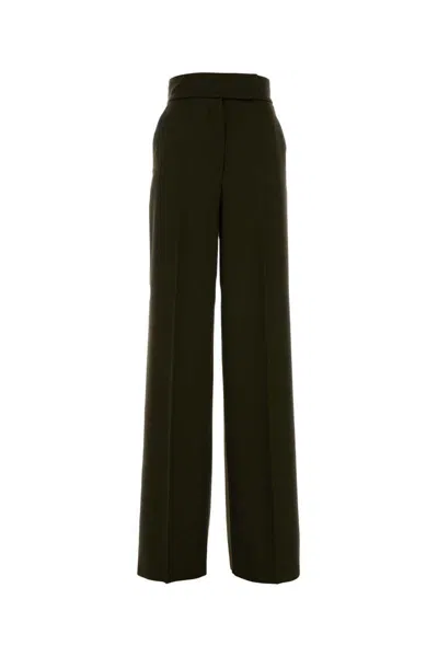 Max Mara Pants In Green