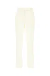 Max Mara Pants In Ivory White