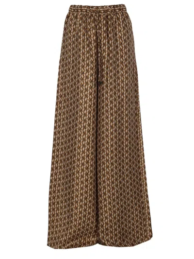 Max Mara Pants "larino" In Brown
