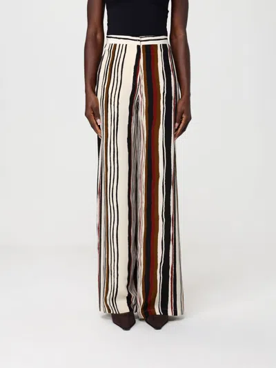 Max Mara Pants Woman  In Brown