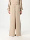 Max Mara Pants Woman Beige In Beige