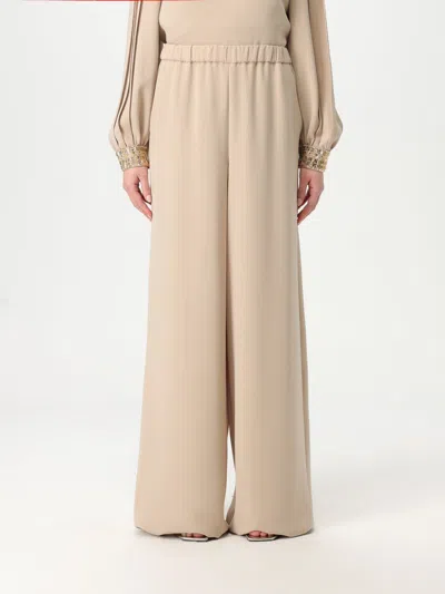 Max Mara Pants Woman Beige In Cream