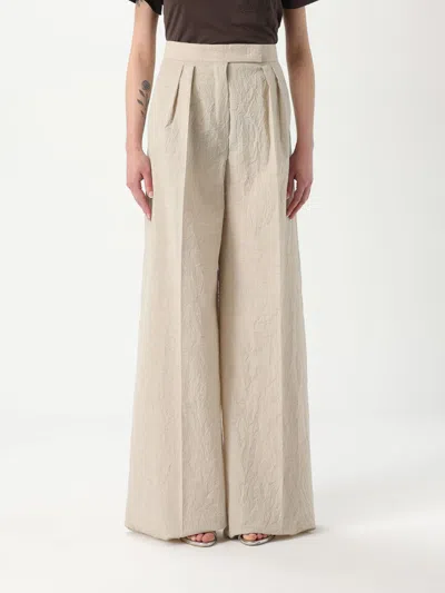 MAX MARA PANTS MAX MARA WOMAN COLOR BEIGE,G66367022