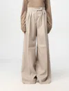 Max Mara Virgin Wool Tailored Trousers In Beige