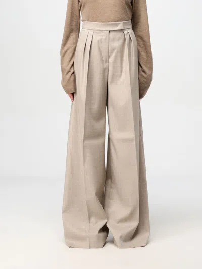 MAX MARA PANTS MAX MARA WOMAN COLOR BEIGE,G09963022