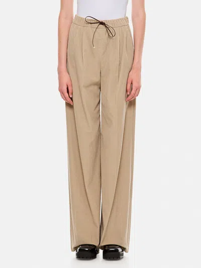 MAX MARA PANTS MAX MARA WOMAN COLOR BEIGE,G10362022