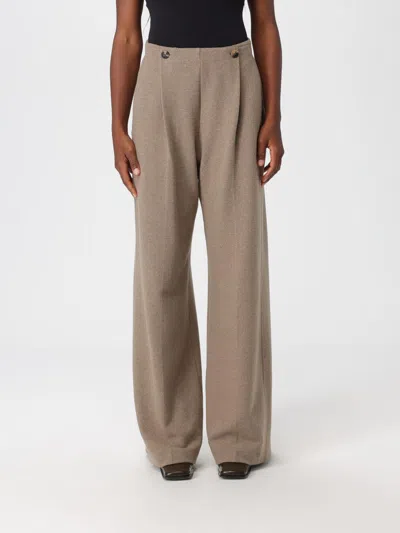 Max Mara Pants  Woman Color Beige In Brown