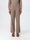 Max Mara Pants  Woman Color Beige In Gray