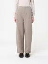 Max Mara Pants  Woman Color Beige In Gray