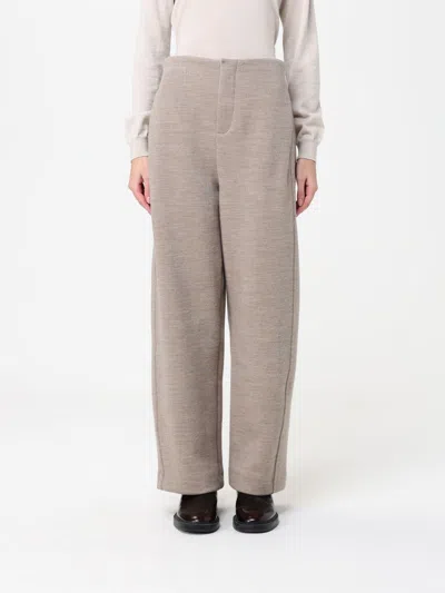Max Mara Pants  Woman Color Beige In Gray