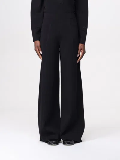 MAX MARA PANTS MAX MARA WOMAN COLOR BLACK,426187002