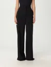 Max Mara Lino Trousers In Black