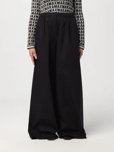Max Mara Pants  Woman Color Black In Black