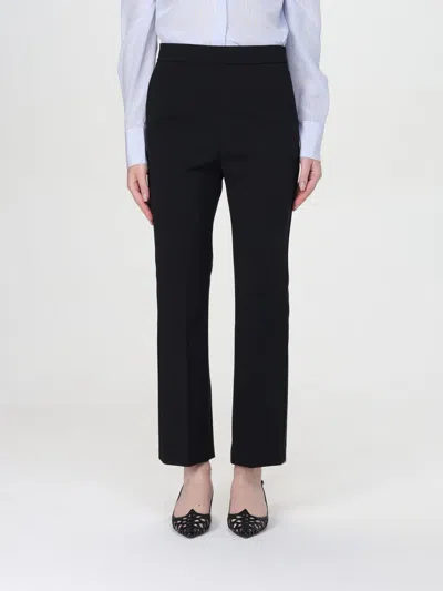 Max Mara Pants  Woman Color Black In 黑色