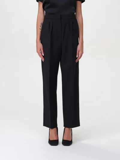 MAX MARA PANTS MAX MARA WOMAN COLOR BLACK,412947002