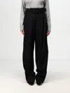 Max Mara Street Pleated Cotton Twill Tapered Pants In Schwarz