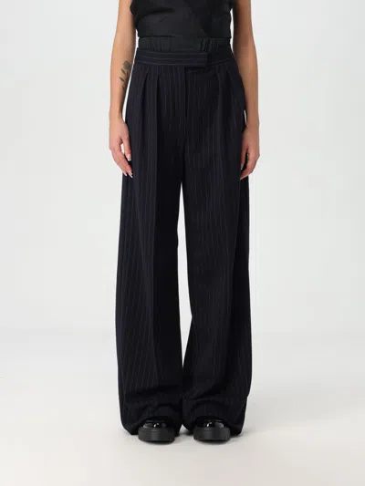 MAX MARA PANTS MAX MARA WOMAN COLOR BLUE,412965009