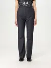 Max Mara Midnight Blue Trousers In Cotton Denim Effect In Blau