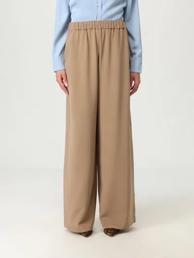 MAX MARA PANTS MAX MARA WOMAN COLOR BROWN,H17574032