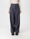 Max Mara Woman Pants Blue Size 8 Virgin Wool In Gray