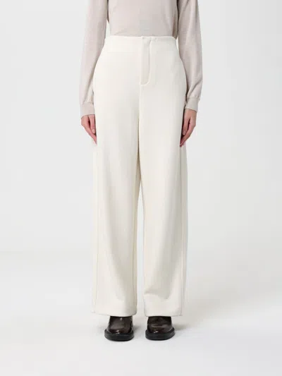 Max Mara Pants  Woman Color Ivory In White