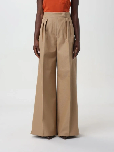 Max Mara Trousers  Woman Colour Leather