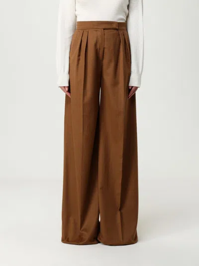 MAX MARA PANTS MAX MARA WOMAN COLOR LEATHER,H36763107
