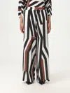 Max Mara Tropea Striped Silk Crepe De Chine Wide-leg Pants In Multicolor