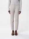 Max Mara Pants Woman Natural In Natural
