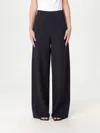 Max Mara Pants "piano Holm Oak" In Navy
