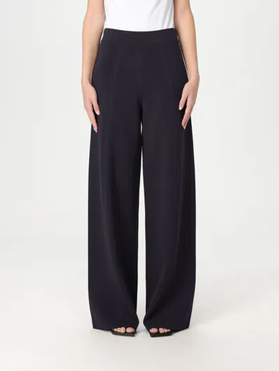 MAX MARA PANTS MAX MARA WOMAN COLOR NAVY,426187045