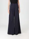 Max Mara Pants  Woman Color Navy In Blue