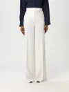 Max Mara Pants Woman White In White