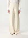 Max Mara Pants Woman White In White
