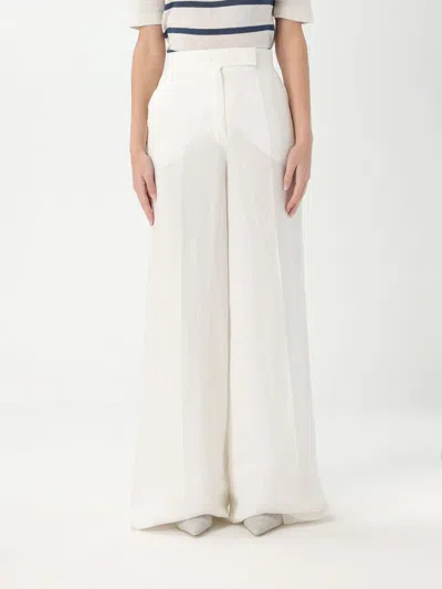 MAX MARA PANTS MAX MARA WOMAN COLOR WHITE,G62276001