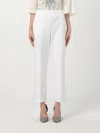 Max Mara Pants Woman White In White