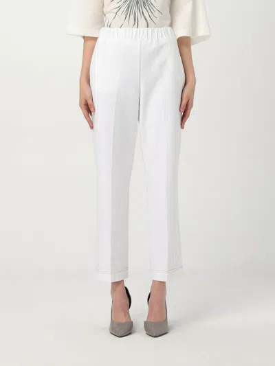 MAX MARA PANTS MAX MARA WOMAN COLOR WHITE,G72285001