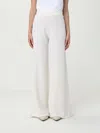 Max Mara Pants Woman White In White